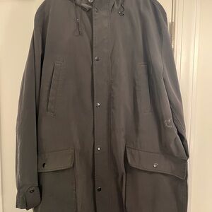 Men's Gray Hooded Jacket